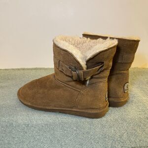 BearPaw | Tessa Hickory Suede Wool Blend Boots